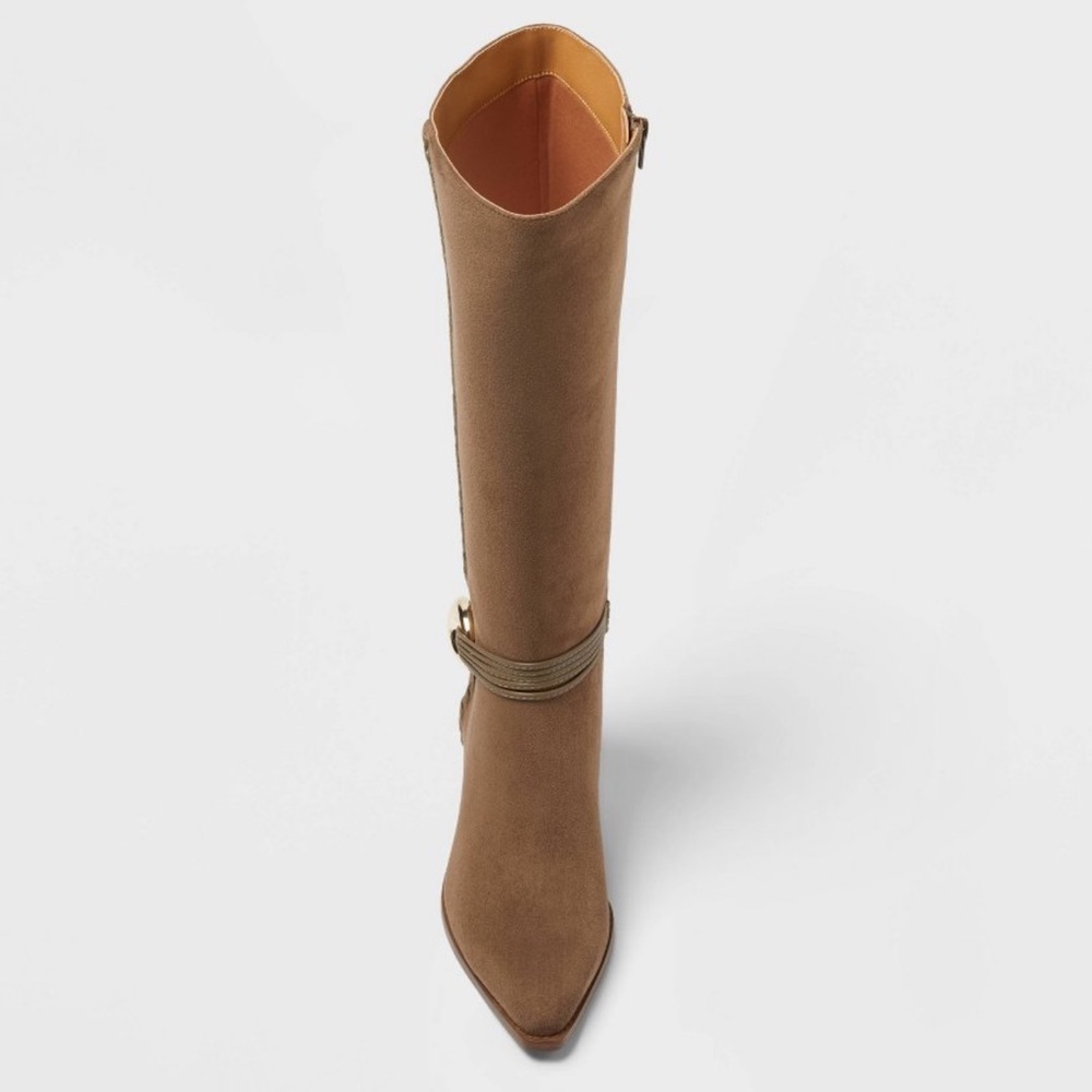 Universal Thread Grey/Taupe “Rio” Whip Stitch Boot-WC - Picture 3 of 7
